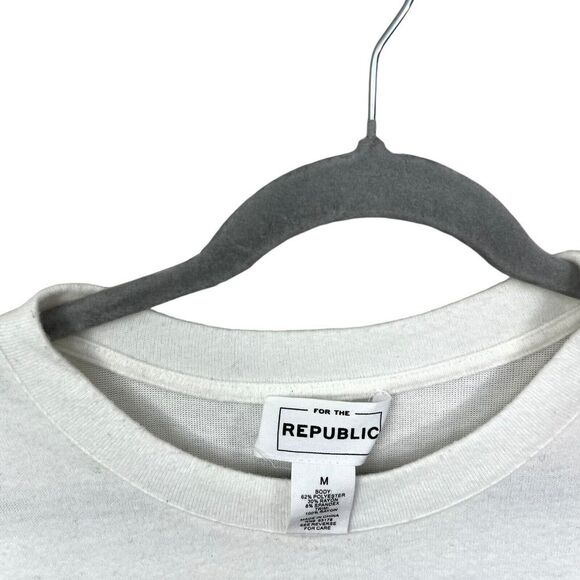 For the Republic Womens Sweater Stripe Knit‎ Rainbow Tie Waist Cream Size M - Picture 3 of 5